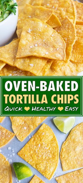 Baked Corn Tortillas, Flour Tortilla Chips, Tortilla Chips Recipe, Vegan Chips, Tortilla Chip Recipe, Chip Recipe, Baked Tortilla Chips, Tortilla Chip, Homemade Tortilla