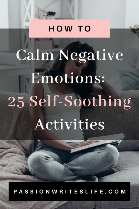 Calming Techniques For Anger, Heart Sabbatical, Self Soothe Techniques, How To Self Soothe, Self Soothing Techniques, Soothing Activities, Teach Feelings, Self Soothing, Health Blogger