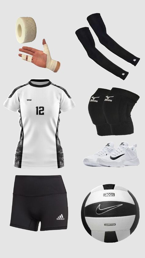 #volley Volleyball Supplies, Chats With Friends, Volleyball Uniform, Volleyball Tryouts, Vollyball Outfits, Volleyball Outfit, Volleyball Clothes, Volleyball Bag, Volleyball Uniforms