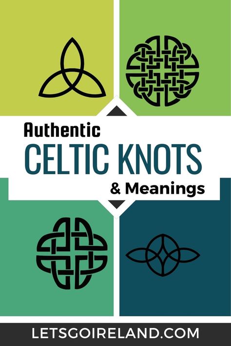 Four Celtic Knot designs including the Trinity Knot, the Dara Knot, the Shield Knot and the Serch Bythol Celtic Nail Art Designs, Celtic Knot Family, Celtic Knots And Meanings Irish, Irish Knots Meaning, Irish Designs Pattern, The Dara Knot, Scottish Celtic Symbols And Meanings, Celtic Family Symbol, Celtic Knot Embroidery Pattern