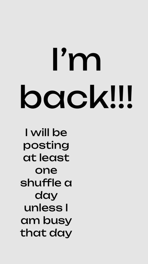 I’m back I missed you guys!!! #imback #Imissu #shuffleslay Came Back Quotes, Come Back Quotes, Back Quotes, I Miss You Guys, Miss You Guys, Back Pictures, I Miss U, I Am Back, Im Back