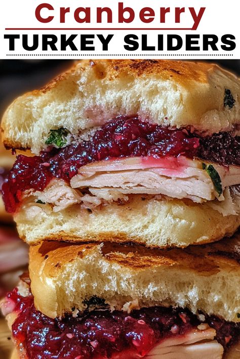 Cranberry Turkey Sliders on Hawaiian rolls Cranberry Turkey Sliders On Hawaiian Rolls, Cranberry Sauce Easy, Christmas Sliders, Turkey Sliders On Hawaiian Rolls, Turkey Cranberry Sliders, Cranberry Sliders, Turkey Blt, Sliders On Hawaiian Rolls, Sweet Hawaiian Rolls