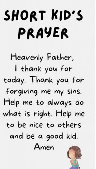Short Prayer For School, Short Prayer Before Class Starts, Prayers For Kids To Say, Short Prayer Before Class, Prayer Before Class, Prayer For School, Easy Prayers, Classroom Prayer, Prayers For Kids