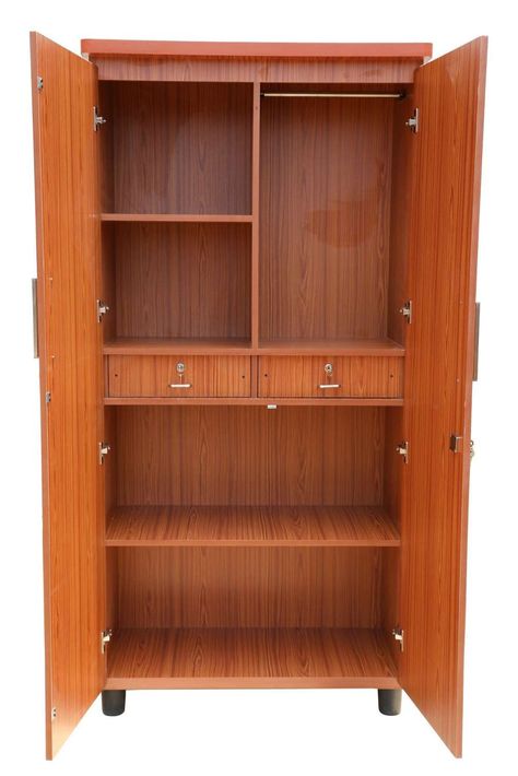 2 Door Almirah Designs, Wooden Bero Designs, Almera Design Wooden, Wood Almari Design, Wardrobe Internal Layout, Single Cupboard Design, Wooden Almirah Design Bedrooms, Almirah Designs Bedrooms, Sideboard Decor Dining Room