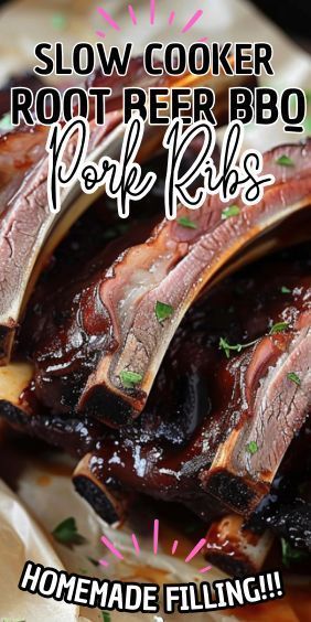 Prepare yourself for a culinary delight that brings together the sweetness of root beer and the savory richness of pork ribs. Our Slow Cooker Root Beer BBQ Pork Ribs are… Root Beer Ribs, Bbq Short Ribs, Boneless Ribs, Crockpot Ribs, Bbq Pork Ribs, Slow Cooker Ribs, Pork Spare Ribs, Tangy Bbq Sauce, Homecoming Proposal Ideas For Guys