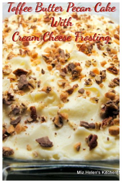 Brown Butter Pecan Cake, Butter Pecan Cake Mix Ideas, Butter Pecan Cake, Cake Frosting Recipe, Cream Cheese Frosting Recipe, Pecan Cake, Cake Recipes From Scratch, Pecan Recipes, Favorite Dessert Recipes