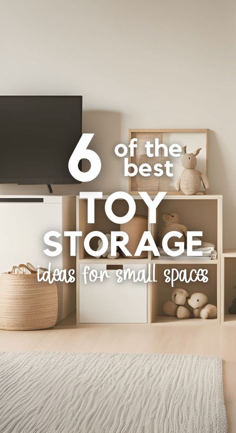 From Hidden Toy Storage For Living Room, to built in toy storage - these ideas for organizing your kids toys will give you plently of inspiration. Bring calm to the chaos in your small spaces with these beautiful neutral living room toy stroage solutions. If you're tired of your kids toy storage in your living room, these gorgeous (not obnoxious) creative toy storage ideas will make you ready to organize right away! Great for all those extra Christmas and birthday toys! Toddler Bedroom Toy Storage, Built In Toy Storage, Organization Ideas For Living Room, Hidden Toy Storage, Toddler Toy Organization, Toy Storage For Living Room, Toys In Living Room, Toy Organization Living Room, Nursery Toy Storage