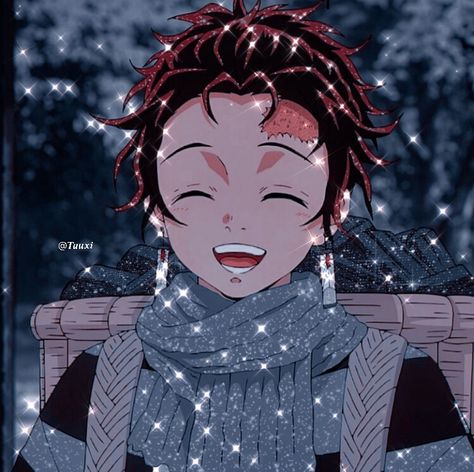 The sweetest boy UwU Glitter Pfp, 2020 Anime, Demon Slayer Tanjiro, Damon Slayer, Demon Slayer Icons, Kamado Tanjiro, Photos For Profile Picture, Glitter Icons, Pfp Anime