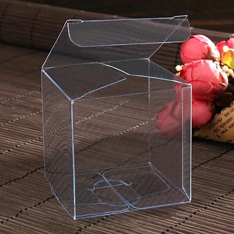 Box Ideas Gift, Plastic Box Packaging, Boxes For Gifts, Candy Gift Box, Transparent Box, Craft Display, Cake Craft, Custom Packaging Boxes, Baby Shawer