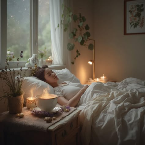 Restful Nights Await: Exploring the Best Herbs for Better Sleep Sleeping On Your Back, Good Sleep Aesthetic, Sleep Wellness, Herbs For Sleep, Sleep Aesthetic, Best Essential Oil Diffuser, Sleep Tea, Benefits Of Sleep, Action Board