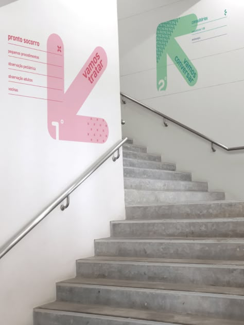 Type In The City: Bespoke Wayfinding & Signage Design Concepts School Signage, Wayfinding Signage Design, Office Signage, Wayfinding Signs, Way Finding, Wayfinding Design, Wayfinding System, Hospital Interior, Signage System