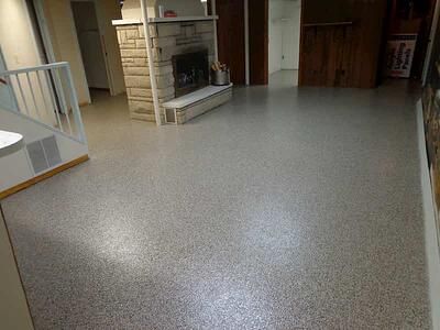 Flooring For Basement, Most Durable Flooring, Basement Flooring Waterproof, Painting Basement Floors, Concrete Basement Floors, Best Flooring For Basement, Flooring Options Durable, Concrete Floor Coatings, Basement Flooring Options