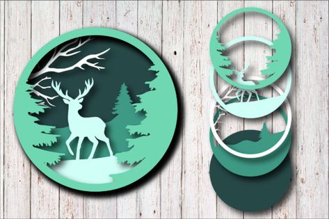 Svg Popular, Svg Projects, 3d Svg Files, 3d Templates, Cut Out Art, Paper Cutout Art, 3d Paper Art, Laser Cut Wood Crafts, Laser Engraved Ideas