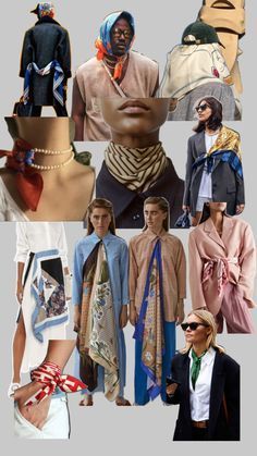 Silk Scarf Outfit, Minimal Stil, Scarf Trends, Tropical Fashion, Hairstyles For Medium Hair, How To Wear A Scarf, Scarf Outfit, Hairstyles Men, Scarf Women Fashion