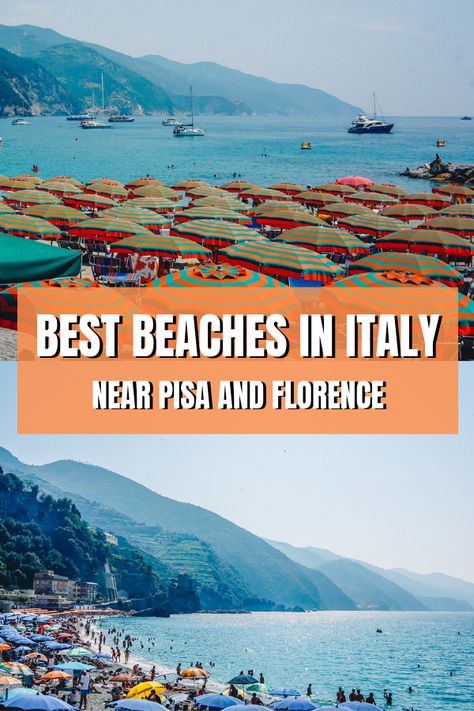 Wondering, what are the best beaches in Italy near Pisa and Florence? Look no further! Pisa Beach, Beaches In Italy, Holiday In Italy, Pisa Italy, Things To Do In Italy, Beach Destinations, Italy Itinerary, Florence Tuscany, Italy Holidays