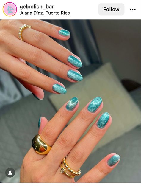 Aquamarine Chrome Nails, Aquamarine Nails Gel, Aqua Prom Nails, Aqua Glitter Nails, Sparkly Turquoise Nails, Aquamarine Acrylic Nails, Aquamarine Nails Design, Mermaid Blue Nails, Seaglass Nails