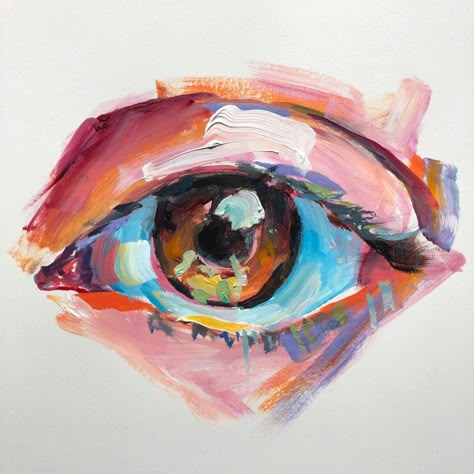 Beautiful Acrylic Painting, Oil Pastel Art, Gouache Art, Eye Painting, Small Canvas Art, Arte Sketchbook, Arte Inspo, Gcse Art, Painting Inspo