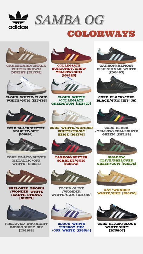 Cute Casual Shoes, Men's Adidas (men), Nike Shoes (men), Shoes Outfit Fashion, Adidas Samba Og, Fashion Autumn, Happy Birthday Gifts, Your Shoes, Adidas Samba