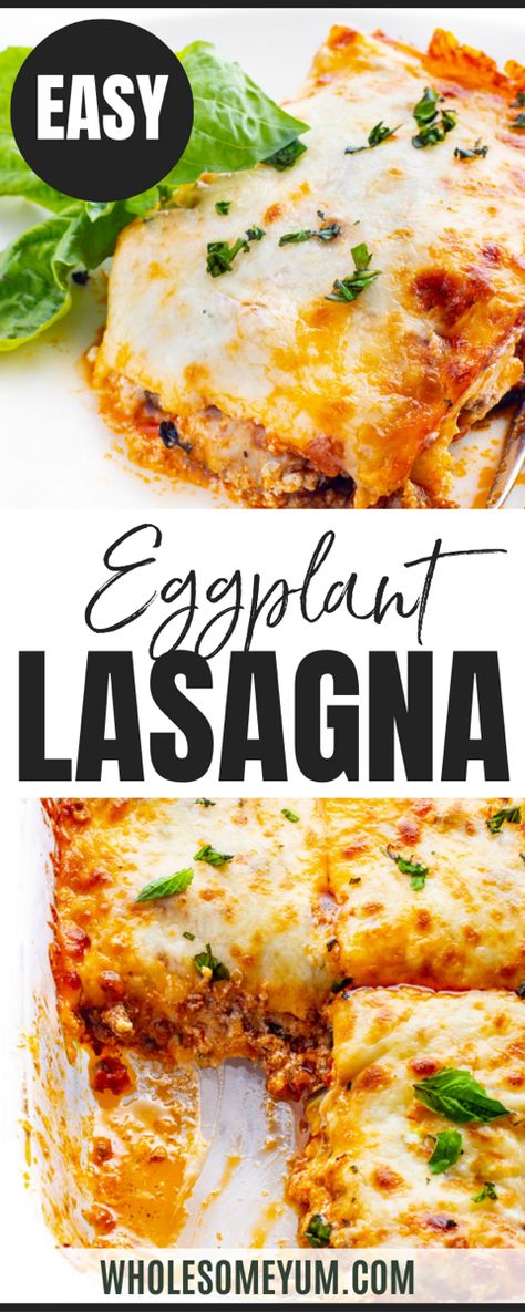 Eggplant Lasagna Egg Plant Lasagna Recipe, Healthy Eggplant Lasagna, Eggplant Lasagne, Lasagna Eggplant, Eggplant Lasagna Recipe, Keto Eggplant, Lasagna Recipe With Ricotta, Eggplant Recipes Easy, Eggplant Lasagna