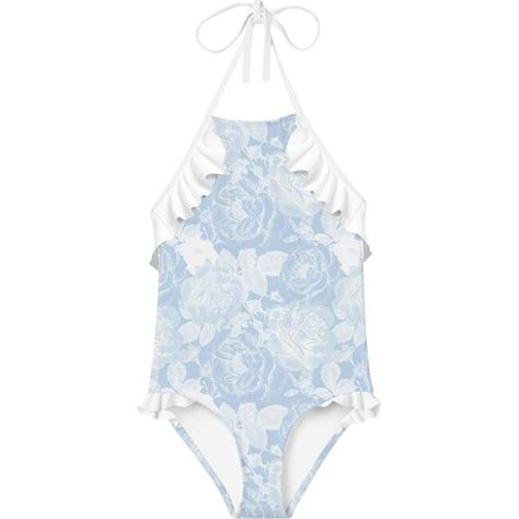 Halter Swimsuit, Swimming Bathing Suits, Beach Cover Ups, Heart Shaped Sunglasses, Ruffle Swimsuit, Rose Blue, Girl With Sunglasses, White Swimsuit, Boy Accessories