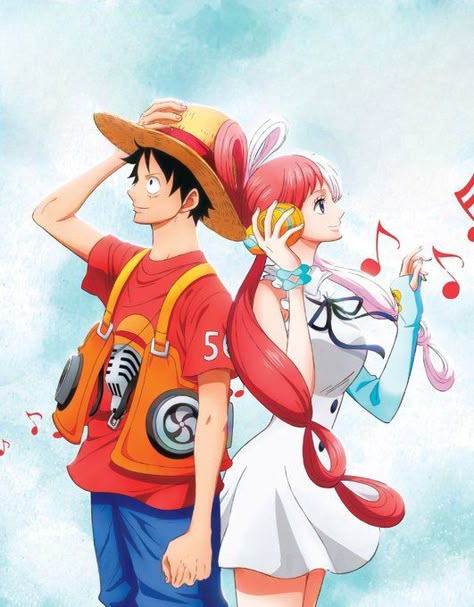 #luffy #uta #onepiece #onepieceanime One Piece Film Red Poster, Luffy X Uta, One Piece Uta, One Piece Games, One Piece Film Red, One Piece Photos, Red One Piece, Film Red, One Piece Ace