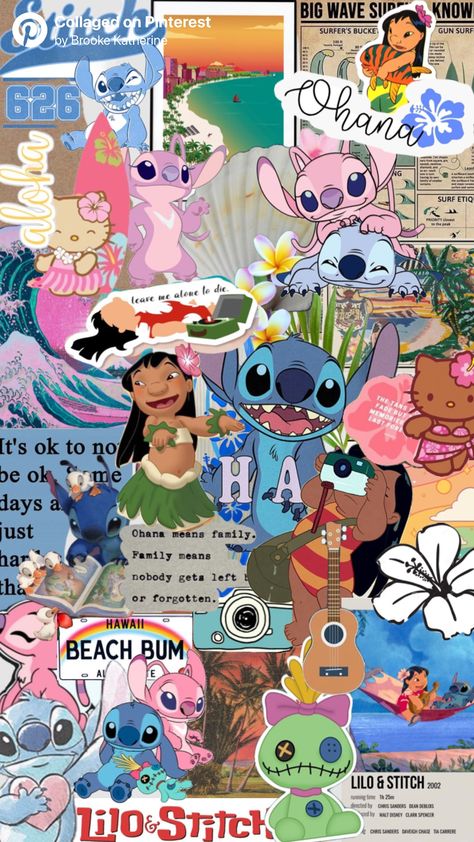 Stich And Lilo Wallpaper, Stitch Surfing Wallpaper, Lilo And Stitch Collage, Lilo And Stitch Wallpaper Ipad, Purple Stitch Wallpaper, Ipad Wallpaper Stitch, Disney Wallpaper Stitch, Stitch Ipad Wallpaper, Lilo And Stitch Wallpaper Aesthetic