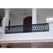 Cast Iron Balcony Railing at Rs 650/square feet | Cast Iron Railing | ID: 15070821012 Railing Design For Balcony, Iron Railing Design, Wrought Iron Balcony Railing, Design For Balcony, Cast Iron Railings, Exterior Handrail, Wrought Iron Balcony, Iron Balcony Railing, Staircase Railing Design