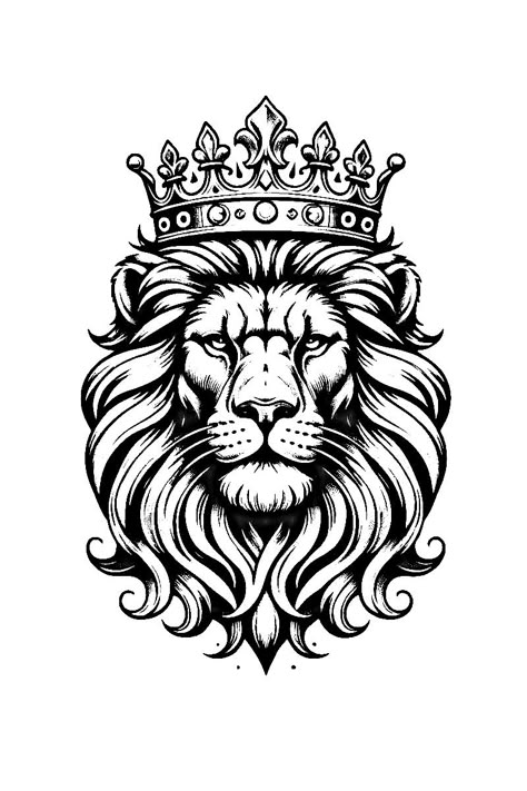 Lion Of Judah Tattoo Men, Crown Lion Tattoo, Lion Crown Tattoo, Lion With Crown Tattoo, Traditional Nautical Tattoo, Crown Tattoo Men, Tattoo Portfolio Ideas, Alex Tattoo, Chest Tattoo Drawings