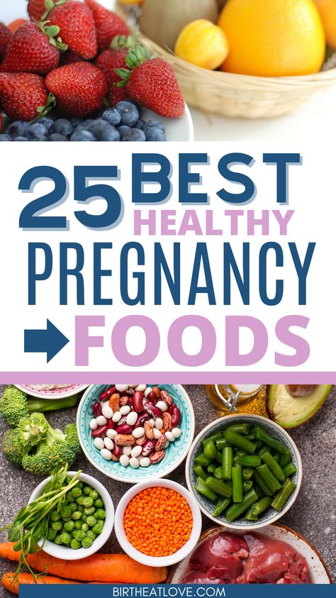 The BEST foods for healthy pregnancy and healthy baby. Check out this list of the best pregnancy foods for every trimester. And get your free pregnancy food list so that you know what to eat while pregnant. #pregnancytips #pregnant Eat Healthy While Pregnant, Fiber Foods For Pregnant Women, Food For Pregnant Women First Trimester, What Not To Eat While Pregnant, Healthy Food During Pregnancy, 3rd Trimester Food To Eat, Good Food For Pregnant Women, Whole 30 Pregnancy, Good Foods For Pregnancy