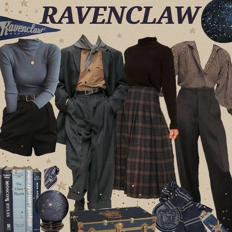 House Dark Academia, Dark Academia Fits, Ravenclaw Outfit, Academia Aesthetic Outfit, Hogwarts Outfits, Dark Academia Outfits, Dark Academia Outfit, Academia Outfits, Dark Academia Clothes