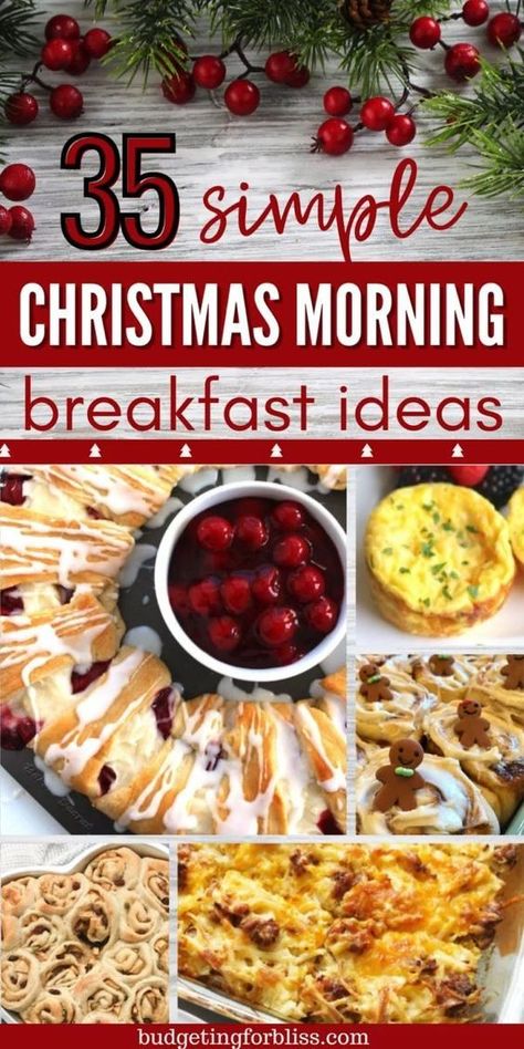 You can enjoy a more relaxed breakfast this Christmas with these 45 Sweet and Savory Christmas Morning Breakfast Ideas. Spend more time with the family and less time in the kitchen this holiday season. Christmas Breakfast Decoration Ideas Table Settings, Egg Morning Breakfast, Cozy Christmas Breakfast, Christmas Party Food Breakfast, Christmas Brunch Ideas Party Holidays, Christmas Easy Breakfast Ideas, Brunch Xmas Ideas, Breakfast Christmas Morning Ideas, Christmas Sweet Breakfast Ideas