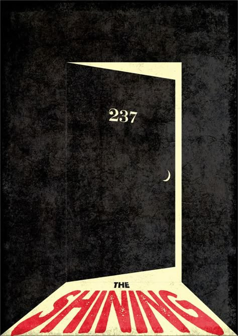 The Shining: Minimalist Movie Posters, Graphisches Design, 타이포그래피 포스터 디자인, Film Vintage, Gig Poster, Film Poster Design, Horror Posters, Minimal Movie Posters, Minimal Poster