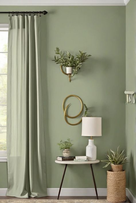 1. Home decor 
2. Color schemes 
3. Interior design 
4. Curtain inspiration Sage Green Living Room Curtain Ideas, Sage Green Living Room Curtains, Curtain Color For Green Walls, Green Walls Green Curtains, Curtains For Sage Green Walls, Curtains For Green Walls, Different Curtain Styles, Sage Green Bedroom Curtains & Drapes, Sage Green Nursery Boy Curtains & Drapes