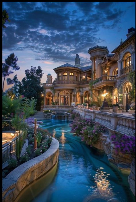 Billionaire Houses Mansions, Tropical Mansion, Big Mansion, Greece Homes, Island Mansion, Dream House Mansions, Beach Mansion, Mansion Exterior, Italy Villa