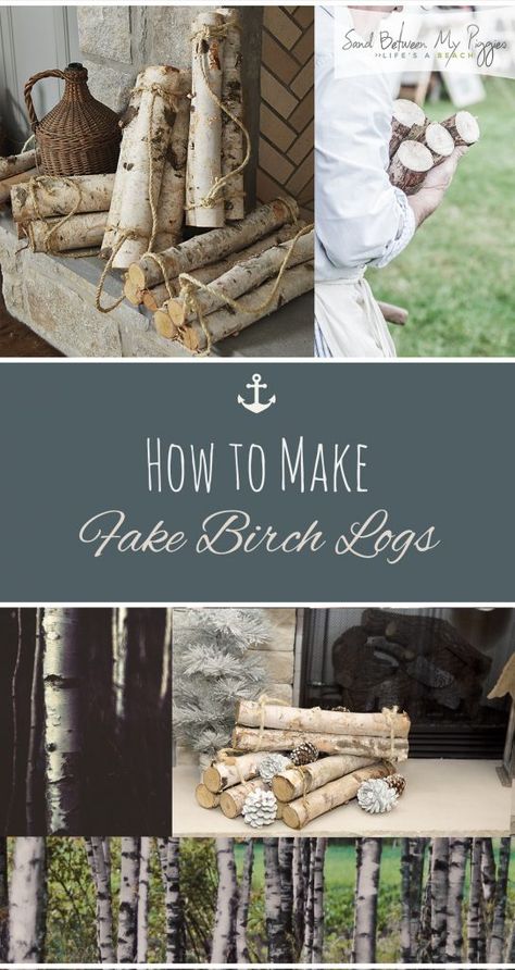 How to Make Fake Birch Logs| Birch Logs, DIY Birch Log Crafts, Craft Projects, Crafts for the Home, Fake Logs, DIY Fake Birch Logs, Popular Pin #BirchProjects #DIYChirstmas #Christmas Fake Birch Logs, Tapping Technique, Marble Caves, Log Decor, Cinnamon Stick Candle, Birch Logs, Chile Travel, Birch Branches, Travel Things