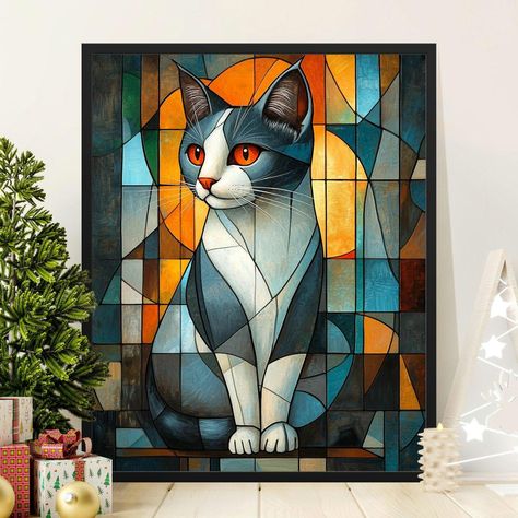 Modern cat art