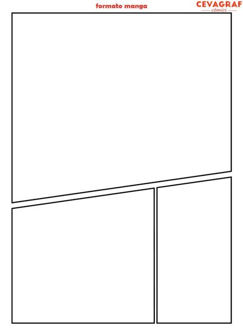 Comics Ideas Draw, 3 Panel Comic Strip, 3 Panel Comic, Manga Template, Ideas De Comics, Comic Strip Template, Comic Template, Blank Comic Book, Comics Ideas