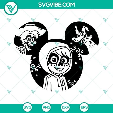 Coco SVG, Coco Movie SVG, Disney Movie Coco SVG By using these design files, you can create stunning logos or graphics that will make a lasting impression. Don’t settle for less – take advantage of these design files and bring your creative ideas to life! Disney SVG Files coco Are you searching for clip art that stands out in charm and quality for your creative work? You’ve arrived at the perfect destination! Our images are versatile and ideal for designing t-shirts, embellishi Mickey Ears Svg, The Nightmare Before Christmas Sally, Coco Movie, Coco Disney, Disney Vinyl, Disney Cricut, Nightmare Before Christmas Sally, Disney Coco, Disney Svg Files