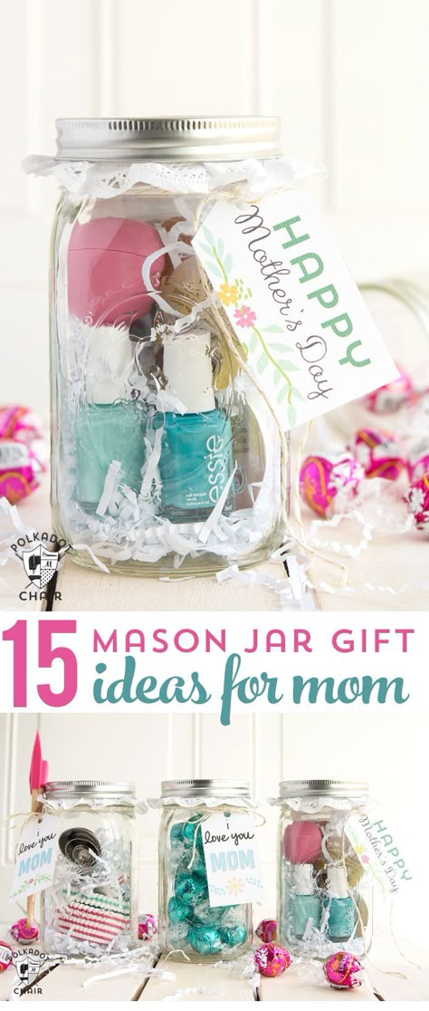 Mason Jar Gift Ideas, Jar Gift Ideas, Mason Jar Gift, Cute Mothers Day Gifts, Gifts In A Jar, Mothers Day Ideas, Diy Gifts For Mom, Mason Jar Ideas, Diy Father's Day Gifts