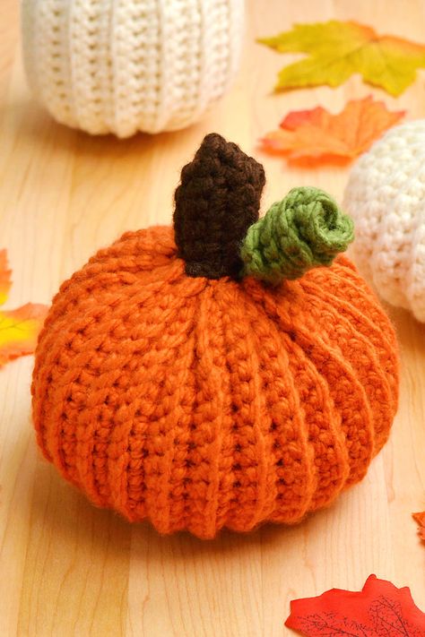 Crocheted Pumpkins, Crocheted Scarfs, Pumpkin Patterns Free, Bernat Softee Chunky Yarn, Fall Craft Fairs, Thanksgiving Crochet, Crochet Pumpkins, Charles Stanley, Fall Crochet Patterns