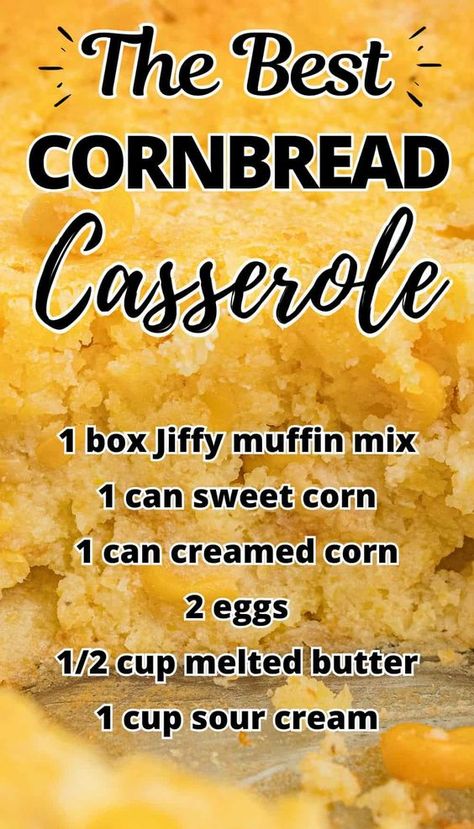 Jiffy Cornbread Casserole Jiffy Corn Mix Corn Casserole, Cream Corn Cornbread Casserole, Cornbread Casserole No Sour Cream, Jiffy Cornbread Breakfast Ideas, Scallop Corn Recipes Jiffy, Best Corn Pudding Recipe Jiffy, Cornbread Corn Casserole Crockpot, Jiffy Cornbread Casserole Crockpot, Cornbread With Jiffy And Creamed Corn