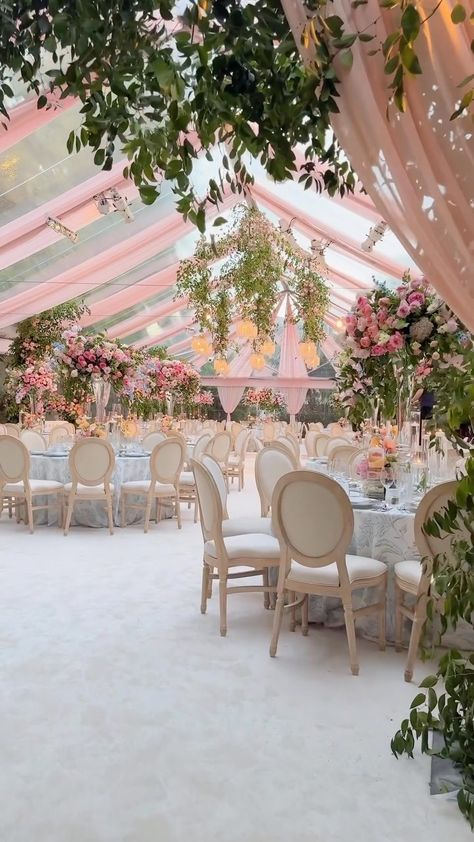 Wedding Haul, Pink Wedding Decor, Luxury Wedding Decor, Wedding Backdrop Design, Dream Wedding Decorations, Dream Wedding Venues, Ethereal Wedding, Wedding Venue Decorations, Wedding Decor Style