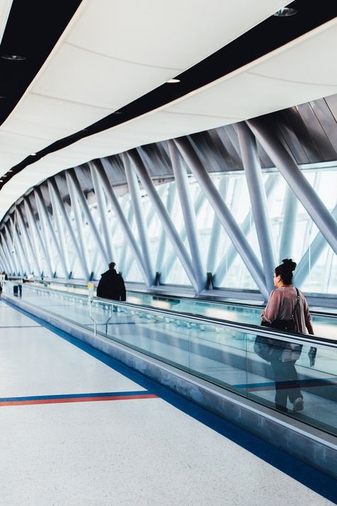 If You're Bumped From a Flight Involuntarily, Here's What the Airline Must Do Moving Walkway, Ecology Design, Walkway Design, Gatwick Airport, Airport Lounge, Gatwick, Smart Living, Traditional Lighting, London Travel