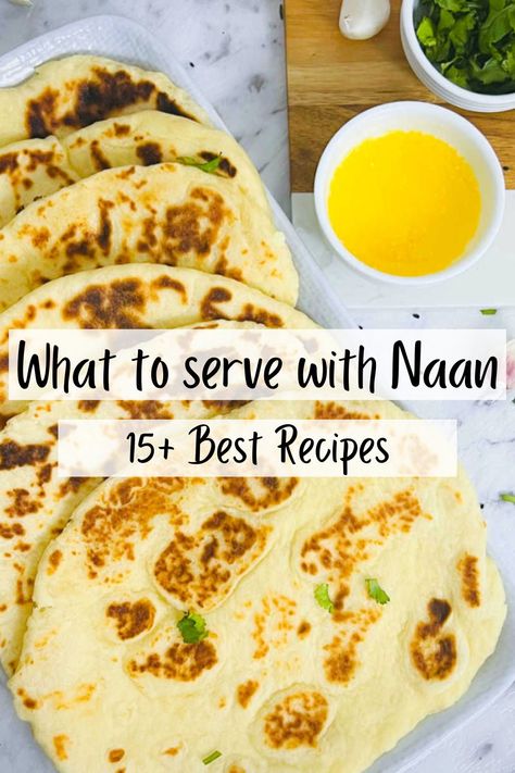 Naan Recipes Dinners, Naan Dinner Ideas, What To Eat With Naan Bread, Naan And Curry, Recipes With Naan, Bread Dips Recipes, Potato Cauliflower Curry, Nana Bread, Homemade Naan Bread