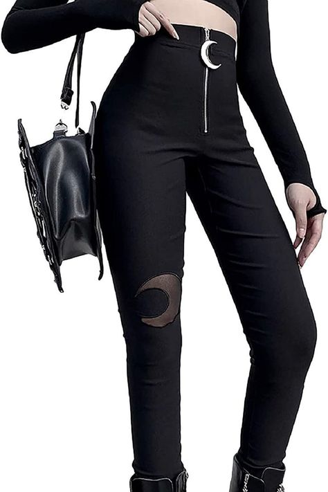 Gothic Pants Women, Goth Leggings, Grunge Pants, Goth Pants, Gothic Leggings, Punk Skirt, Gothic Pants, Goth Streetwear, Punk Women