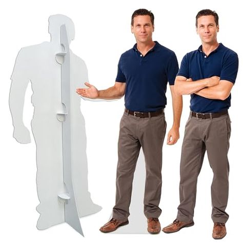 Generic Custom Life Size Cardboard Cutout - 2 Material Options, 1-8 ft - Personalized High Resolution Stand Up | Upload Photo - Perfect Decor for Wedding, Graduation, Birthday, PPUVTLCUTOPTOPT1PCBRDG Life Size Cardboard Cutout, Decor For Wedding, Cardboard Cutouts, Cardboard Cutout, Action Poses, Picture Design, Life Size, Stand Up, High Resolution