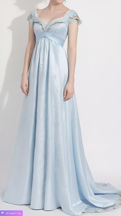 Edwina Sharma Dresses, Regency Dress Blue, Bridgertons Outfit, Blue Bridgerton Dress, Bridgerton Dresses Inspired Party, Bridergton Outfit, Bridgerton Style Dresses, Bridgerton Outfits Inspired, Brigerton Outfit Inspired