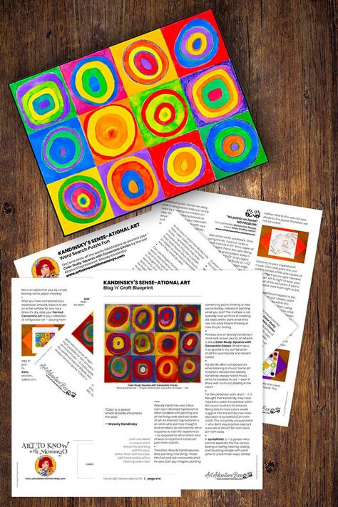 Time to circle back around to creativity! Check out our colorfully concentric artsy craft and create circles just like Mr. Kandinsky! • #fineartfunart #arttoknow #kandinsky #watercolors #craftykids Kandinsky Circles, Kandinsky Art, Liquid Watercolor, Color Study, Concentric Circles, Crafty Kids, Circle Art, Color Studies, Art Quilt