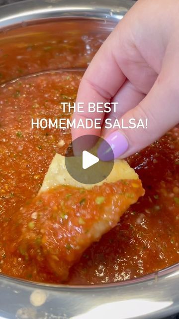 Nat on Instagram: "QUICK AND EASY SALSA RECIPE FOR CINCO DE MAYO ✨  In this video, learn how to make a delicious homemade salsa perfect for celebrating Cinco de Mayo. This recipe is both tasty and authentic, bringing the flavors of Mexico right to your kitchen.   To start, gather your ingredients: 14.5 oz can of peeled tomatoes with juice, 10 oz can of Rotel, 1/4 of an onion (chopped), 1 jalapeno (chopped), fresh cilantro to taste, lime juice to taste, 1 tsp minced garlic, ¼ tsp sugar, and ¼ tsp salt.  Combine all ingredients in a food processor or a blender. Pulse until you get the consistency you’d like - I do about 10 pulses. Test seasonings with tortilla chips and adjust as needed. Refrigerate for 30 minutes. Serve with some crispy tortilla chips or use it as a topping for your favorit Homemade Cooked Salsa, How To Make Salsa Homemade, Salsa For Chips, Salsa Recipe With Fresh Tomatoes, Easy Homemade Salsa Recipe, Secret Sauce Recipe, Fresh Salsa Recipe, Easy Salsa Recipe, Cinco De Mayo Celebration