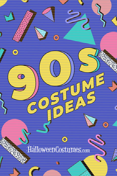 Halloween Decades Costumes, 90s Party Outfit Couples, 90s Costume Party Outfits, 90s Inspired Costumes, 90s Celebrity Costumes, 90s Characters Costumes, 90s Movies Halloween Costumes, Kids 90s Outfit Ideas Girls Diy, 90s Group Costumes